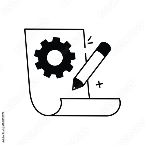 Engineering Report vector icon