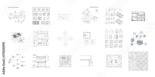 Technical Diagrams Schematics and Plans blueprint
