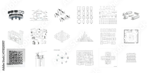 Architectural elements and systems architecture blueprint
