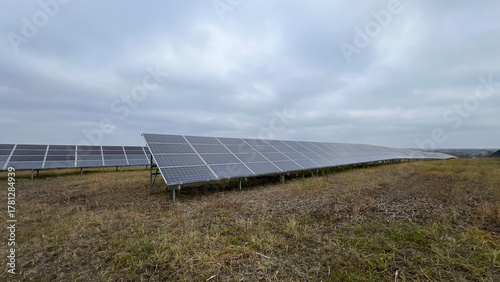 solar panels in the field