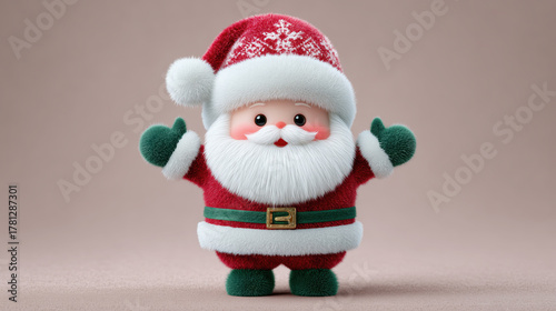 cute funny Santa Claus --ar 16:9 --profile zy9hnfe --stylize 250 --v 7 Job ID: 2263089a-4525-4d64-b322-3ccb9cda977d