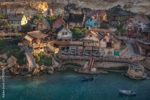 Popeye village - a film set village in Malta