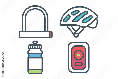 Teal quadcopter drone flying above a purple remote controller and orange landing pad icon