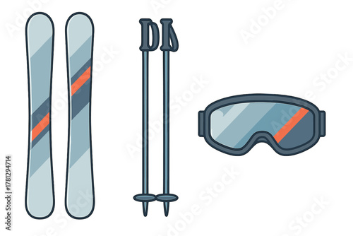 Vibrant striped lighthouse with a bright beam next to a lifebuoy and mooring cleat