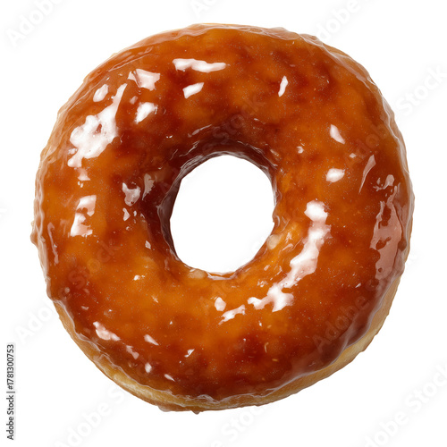 Freshly Glazed Doughnut Ready to Enjoy With Coffee Any Time of Day