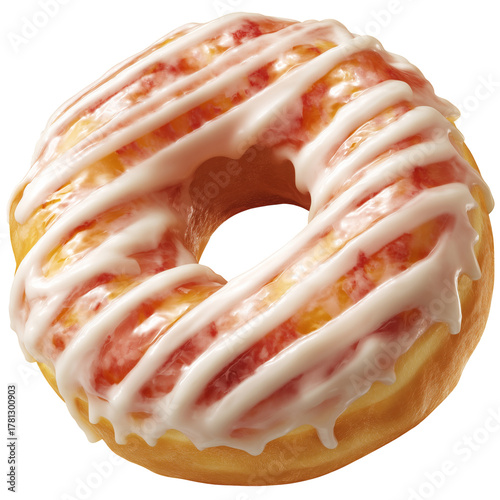 Freshly Glazed Doughnut Ready to Enjoy With Coffee Any Time of Day.