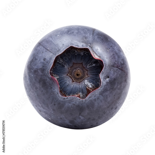 Fresh Blueberry Resting on a Clean Surface Ready for Consumption in Bright Light