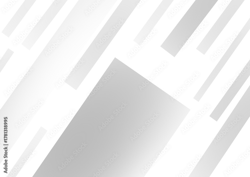 Fototapeta premium abstract white and gray geometric background with diagonal lines 
