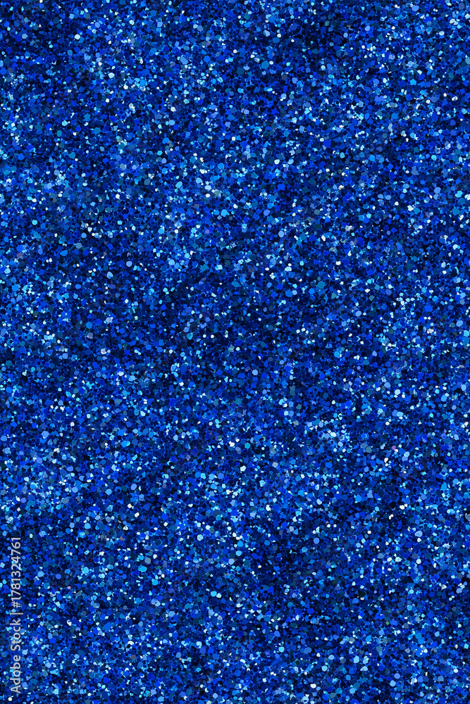 Obraz premium Shiny blue glitter texture background, abstract sparkling pattern