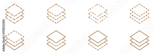 Copy icon sign in line style. copy duplicate layer icon set, copy paste icon for websites, apps ,UI or UX. vector illustration.