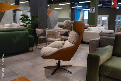 Obraz na płótnie Armchair, furniture, showroom display