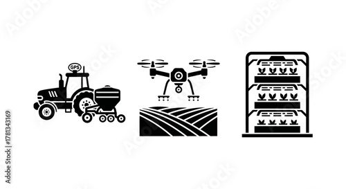 Smart farming technology: automation in agriculture with gps, drones, vertical cultivation