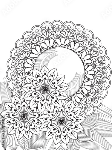 Flowers Coloring Pages For Adules