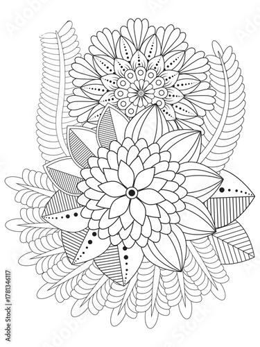 Flowers Coloring Pages For Adules
