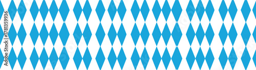 Abstract geometric pattern of blue and white diamonds creating a visually striking and rhythmic background