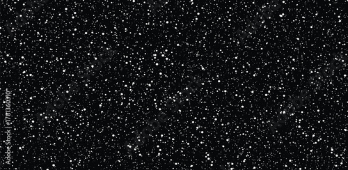 Elegant black background with sparkling silver glitter texture. A glamorous and festive concept for holiday celebrations and luxury design