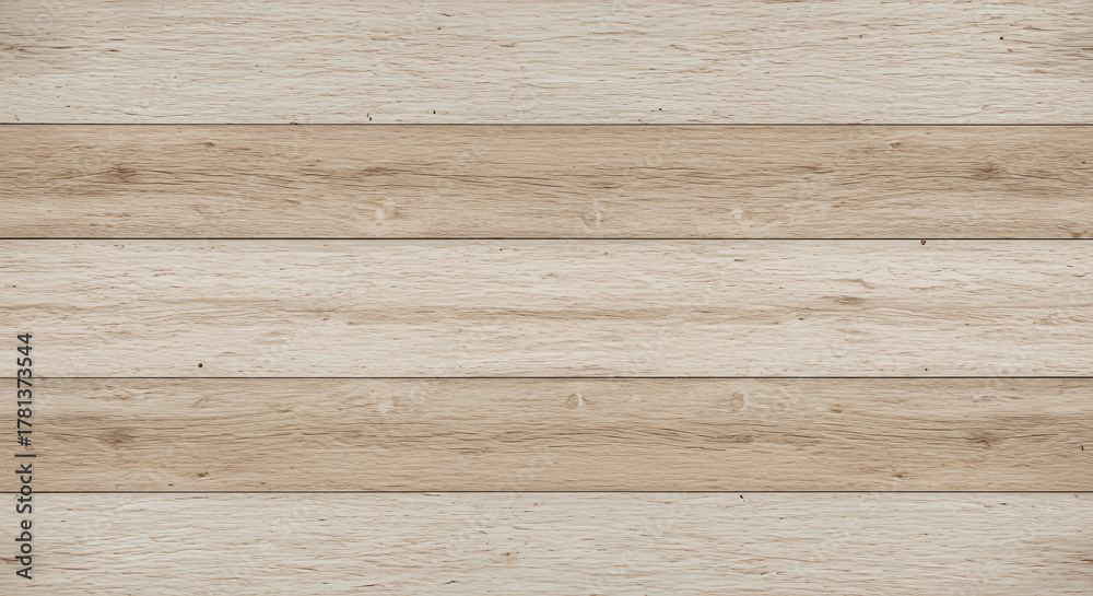 Obraz premium Natural Light Wood Seamless Texture Background of Horizontal Planks with Visible Grain, Ideal for Modern Interior Design and Rustic Templates.