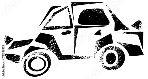 Vehicle Illustrates Motion in Urban Environment