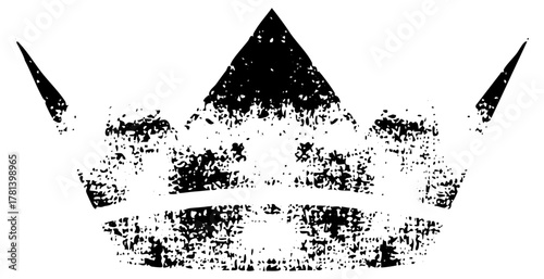 Crown Illustrates Power in Monochromatic Grunge