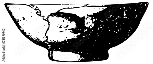 Ceramic Bowl Texture in Still Life