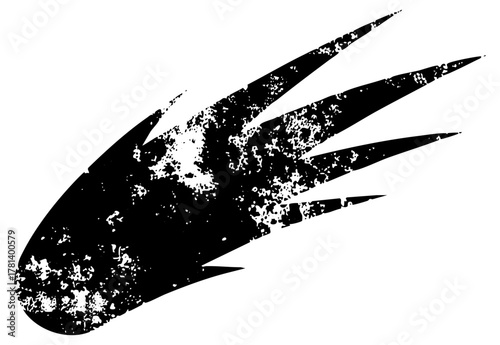 Handprint protection against a white background