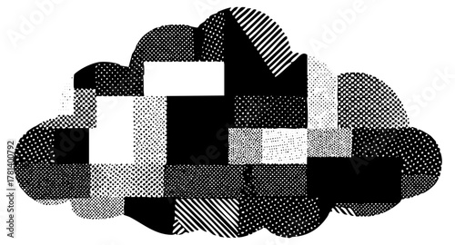 Abstract Shape Explores in Graphic Design