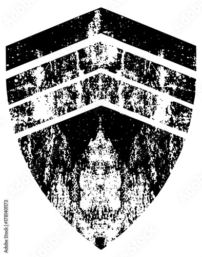 Shield Illustrates Protection in a Vintage Emblem