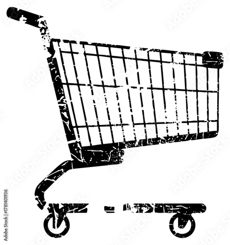 Shopping Cart Texture in Retail