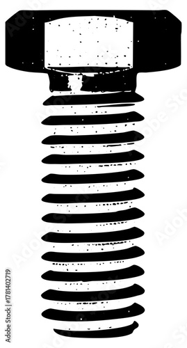 Screw illustrates fastening in construction