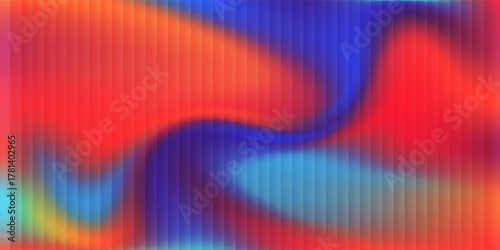 Color mix. Modern blurred texture. Fluid gradient mesh. Abstract wavy background. Liquid vibrant colour flow. Template for posters, ad banners, brochures, flyers, covers, websites. EPS vector image.