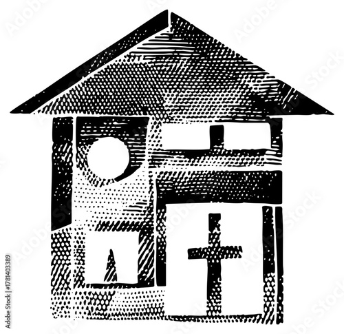 House Illustrates Security in a Residential Neighborhood