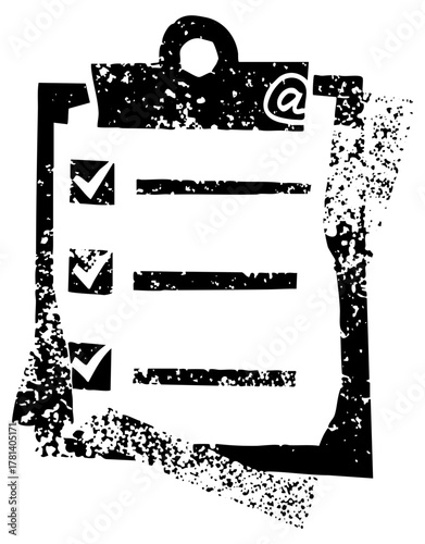 Clipboard checks completion in office administration