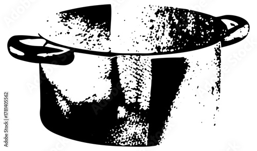 Cooking Pot Texture in a Kitchen