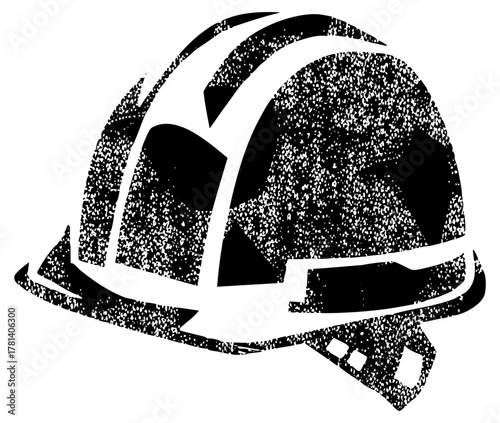 Construction helmet safety in a work zone