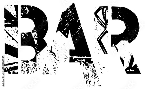 Numbers display grunge texture in abstract composition