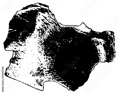 Rock Formation Illustrates Texture in a Natural Landscape