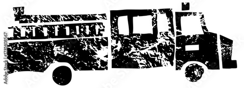 Delivery Truck Illustrates Transport in Urban Logistics