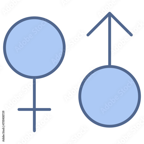 Gender Blue Icon