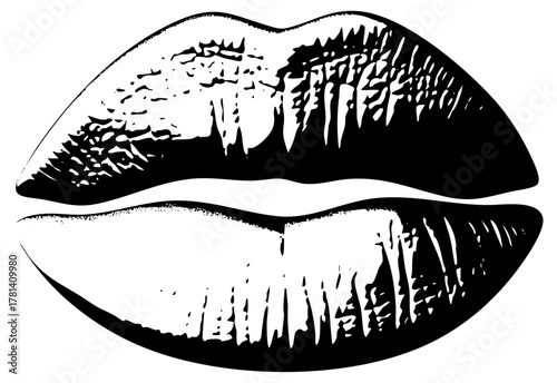 Lips Illustrate Beauty in Fashion