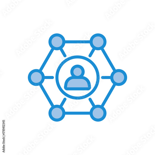 Outline icon symbolizing connection and ethical relationships in business. Represents collaboration, transparency, and integrity in professional networks.
Keywords: