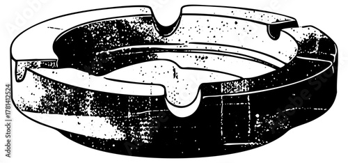 Ashtray Butts in a Vintage Setting