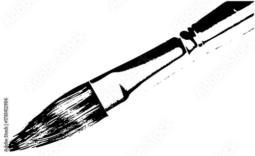 Paintbrush Strokes Detail Artistic Creation