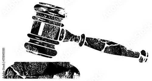 Gavel Strikes Justice in Legal Proceedings