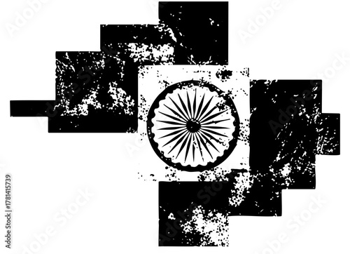 National emblem illustrates in a symbolic representation