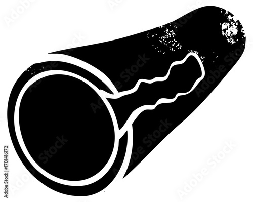 Magnifying Glass Investigates Detail in Forensic Analysis