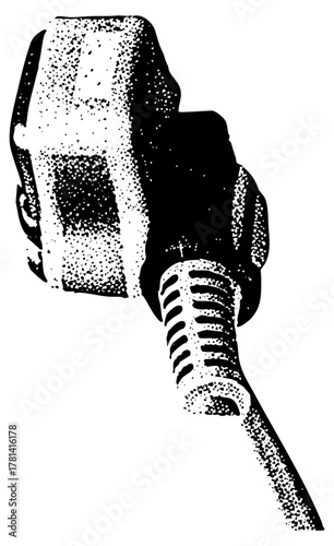 Singer performs passionately at a vintage recording session