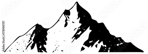 Mountains Ascend with Rope in Wilderness