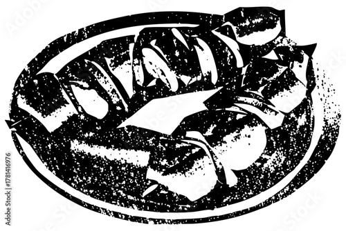 Pizza Slices Display Arrangement for Restaurant Menus