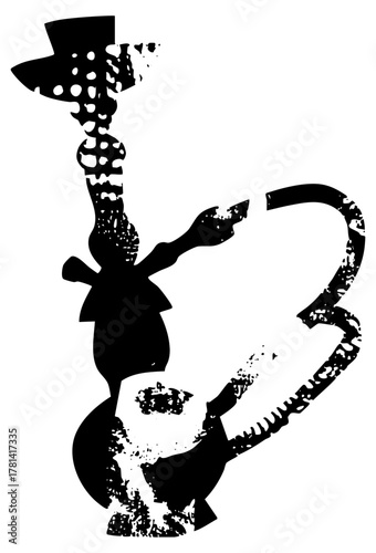 Hookah Smoking Emits Vapor in Lounge