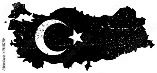 Turkey Map Illustrates National Identity in a Political Context